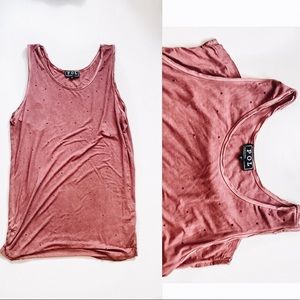hole-y tank top